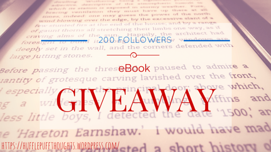 200 Followers – Giveaway!